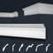 Marbet Deckenleisten weiß Sparpaket aus Styropor EPS - Stuckleisten gemustert, im traditionellen Design - (20 Meter B-19) Styroporleiste Winkelleiste Wandleiste
