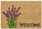 Carpido Fußmatte Kokos Lavendel – Türmatte 40x60 cm – antibakterielle Eingangsmatte – Kokosmatte mit Vinylrücken – natürliches Material – 100% Kokos