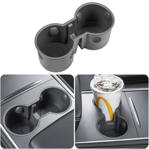 KUNIST Porte-gobelet en silicone pour console centrale Tesla Model 3 Model Y 2021