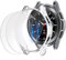 Miimall [2+2 Pièces Compatible avec Galaxy Watch 4 Classic 46mm Coque en PC + Film en Verre Trempé, [Anti-Rayure] sans Bulles Protection d'Écran du Galaxy Watch 4 Classic 46mm