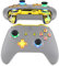 eXtremeRate LED Botones para Xbox One Mando Botón de D-Pad Joysticks Start Back ABXY Acción Teclas DTFS (DTF 2.0) LED Kit para Xbox One S X Control(Modelo 1708)-No Incluye Mando-Símbolo en Dorado