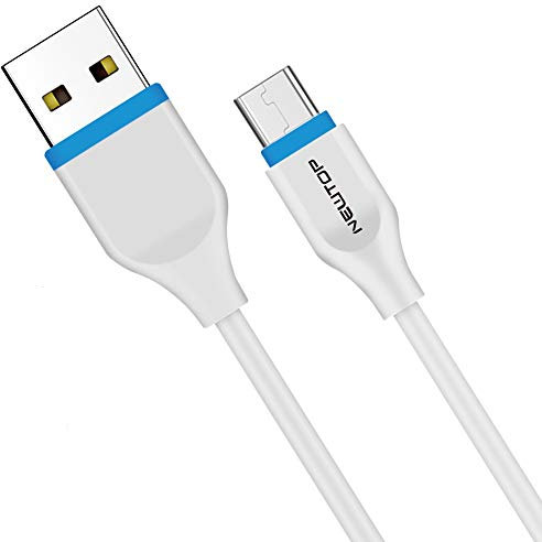 N NEWTOP CU09 Cavo Compatibile Micro USB Carica Rapida Trasmissione Dati Compatibile con Samsung/Huawei/Xiaomi e Dispositivi USB (20 cm)