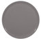 HENDI Plato de pizza redondo, plato para servir pizza, porcelana, motivo: unicolor, apto para el microondas y el lavavajillas, ⌀330 mm, gris oscuro