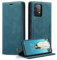 caseme Handyhülle für Samsung Galaxy A52S 5G/A52 4G/5G Hülle Premium Leder Klappbar Flip Case Magnet Kartenfach Standfunktion Tasche Schutzhülle für Samsung Galaxy A52S 5G/A52 4G/5G - Blaugrün