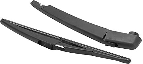 Shanrya Auto-Heckscheibenwischerarm-Blatt-Set 287815304R Schwarz Ersatz, Heckscheibenwischer-Armblatt ABS-Ersatz für SANDERO 2005-2015 Kfz-Karosserieteile, popular