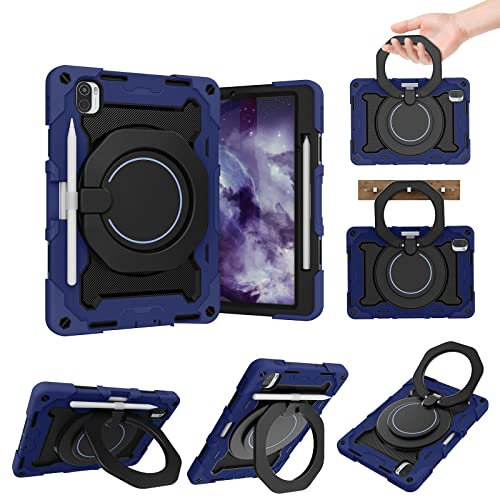 Funda para Xiaomi Mi Pad 5 MiPad 5 Pro de 11 pulgadas 2021 a prueba de golpes para niños, resistente funda protectora completa a prueba de golpes con soporte giratorio de 360°+correa para el hombro,