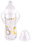 Tigex Transition+ Biberon à poignées amovibles | +6 mois | 360 ml | Tétine en silicone | Anti-colique | Sans BPA | Banderole jaune et grise