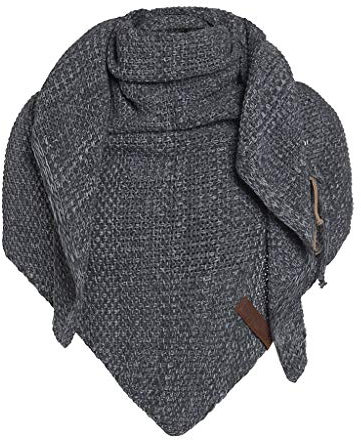 KNIT FACTORY Umhängetuch COCO anthrazit-grau