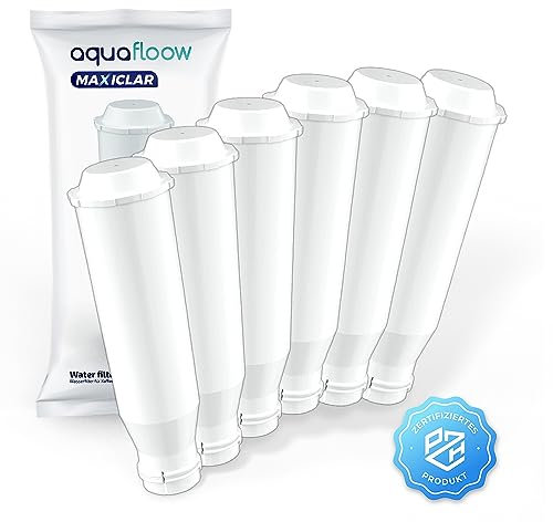 Aquafloow Wasserfilter kompatibel mit Krups F088 F 088, passt viele Modelle von Krups, Siemens, Bosch, AEG, Tefal, Neff, Gaggenau (6er Pack)