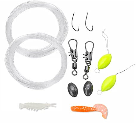 WEIESCIE Kompaktes Angelset für Camper, Wanderer, Wandern, Camping, Rucksackreisen, Outdoor Survival