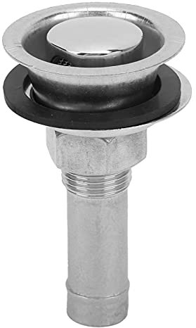 5/8in Thru Hull Fuel Tank Vent 316 Stainless Steel Marine Fuel Vent with Mounting Gasket Boat Hardware for Ship Yacht