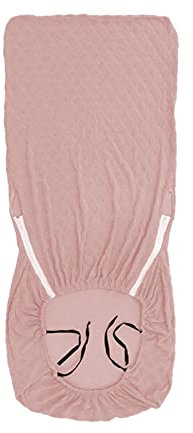 perfk Polyester Office Chair Covers, Chair Slipcover Rotating Chair Seat Cover, Pink