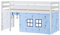 Hoppekids Zinnsoldat Halbhochbettvorhang (90x200cm) inkl. Draht-Set und Haken Für Kinderzimmer