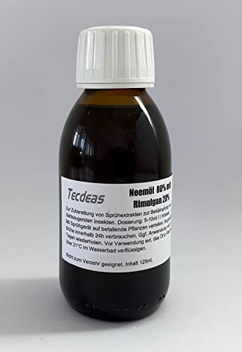 Neemöl kaltgepresst 125ml fertig emulgiert zur sofortigen Anwendung