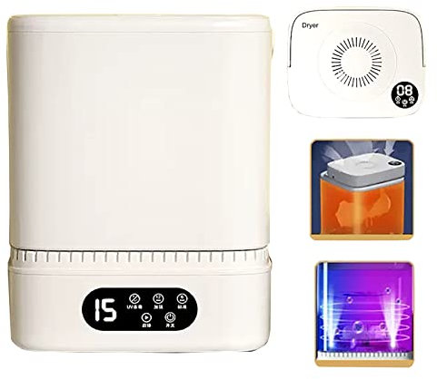 Lavadora y Secadora Portátil con Esterilización, Mini Lavadora de Encimera Pequeña Lavadora Maquina para Ropa Interior, Apartamentos, RVs - Opción de Regalo (Size : D)