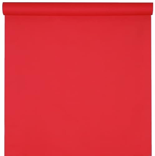 Santex mariage Nappe Rouleau Harmony intissé Opaque 10m, Rouge