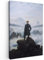 MuchoWow© Bild auf Leinwand Groß 80x120 cm XXL Schlafzimmer Bilder Wand Deko Wohnzimmer Modern Wanddeko Bilderwand Geschenk Alte Meister - Kunstdruck - Friedrich - Der Wanderer über dem Nebelmeer