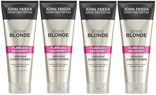 4x John Frieda Sheer Blonde Flawless Recovery Conditioner 150ml