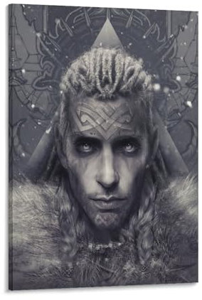 Poster mit griechisch-nordischer Mythologie, Loki, der Trickstergott, Kunstposter, Leinwand, Gemälde, Dekor, Wanddruck, Foto, Zuhause, moderne dekorative Poster, 30 x 45 cm