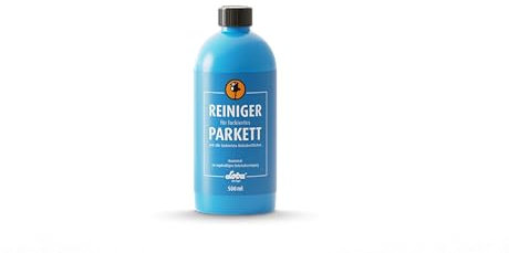 LOBA Parkett Reiniger für lackierte Böden | 500ml Konzentrat für 50L Holz-Reiniger | pH-neutral, schlierenfrei, biologisch abbaubar | Holzpflege-Reiniger für nachhaltige Parkett-Pflege