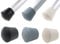 Lifeswonderful 16x Rubber Furniture Leg Tips Feet Ferrules Caps Stoppers - Sizes from ⅜ to 1⅛ inch - Ideal for Tables & Chairs (7/8 inch - 22mm, Black)