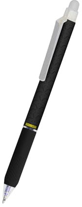 Online magiXX radierbarer Tintenroller Schwarz I Gelschreiber blau I radierbare Gel-Mine, medium, austauschbar I Tintenroller mit thermosensitiver Tinte I Radierstift, radierbarer Kugelschreiber