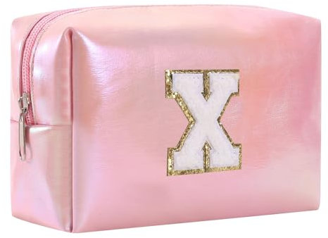 Trousse de maquillage brodée de grande capacité, trousse de toilette, sac de rangement de voyage, pochette à main, trousse de maquillage CmS191, x, Taille unique