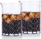 2 Pcs 24oz/ 700ml Cocktail Mixing Glass, Raisaplin Martini Cocktail Stirring Glass Thick Bottom Hand Blown Crystal Bartending Glasses Perfect for Mixing Old Fashioned Manhattan Negroni
