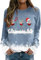 Weihnachtpullover Damen Christmas Oberteil Elegant Shirt Leichte Freizeithemd 2024 Tunika Langarm Langarmshirt Weihnachtpullover Damen Weihnachtspullover Schön Damen