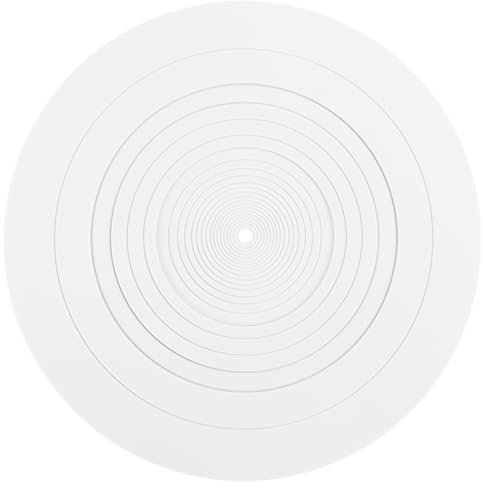 Begchy 295mm Silikon-Plattenteller-Matte, Antivibrations-Slipmat für LP-Vinyl-Plattenspieler, Audio-Zubehör C