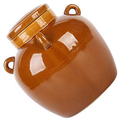 ABOOFAN Tarro De Cerámica Para Miel y Encurtidos Recipiente Sellado y Fácil De Limpiar