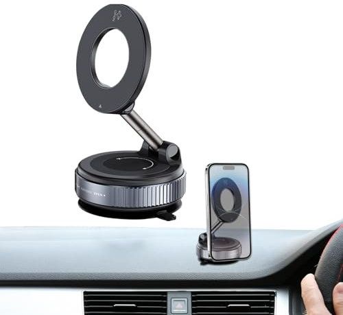 Vakuum Telefonhalterung, Saugmagnet -Telefonhalter 360 Grad Einstellbarer