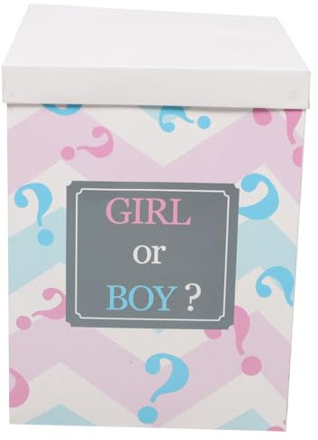 Holibanna Scatola Decorativa Per Palloncini Boy Girl Per Festeggiamenti Shower Box Per Facile Da Assemblare Per Decorazioni