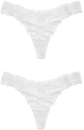 NEXT Damen 2er-Pack Comfort Spitzenslips, Tanga