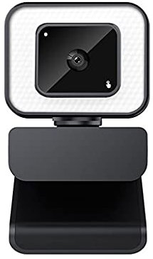 THINCAN 2K Beauty Webcam USB Drive Web Autofocus Caméra d'ordinateur avec 3 vitesses de remplissage Lumière pour ordinateur portable de bureau