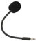 BONKZEBU Mic de Remplacement de la Bouche et Jeu, Réduction du Bruit de 2,5 Mm Microphone de Flèche de Jeu Détachable pour, Micro de Remplacement Jblquantum 100, Couverture de Mousse