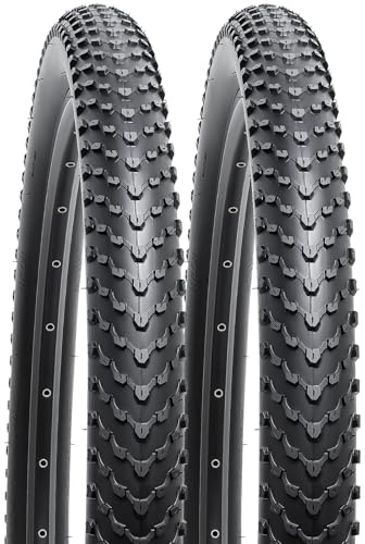 YUNSCM 2-PCS 29 Pulgada Montaña Bicicleta Cubierta 29x2.40/60-622 Compatible with 29x2.35 29x2.40 Bicicleta Bike Cubierta(Y-784)