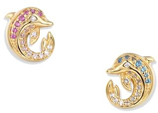 Seinerzeit FLORA & FAUNA Fusion Delfin Infinity Ohrringe