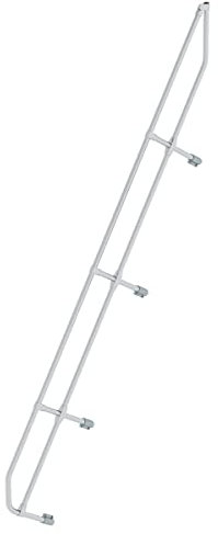 Zweiter Handlauf für 60° Aluminium-Treppe 13 stufig