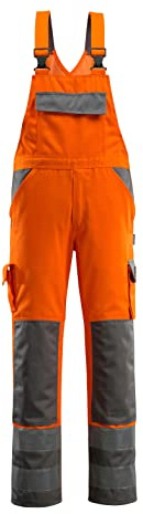 Mascot Latzhose Barras, 1 Stück, L82cm/C62, orange/anthrazit, 07169860-14888-82C62