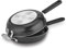 Cuisinart FP2-24BK 10-inch Nonstick Set Frittata Non-Stick Sauce Pan, Black/Stainless Steel