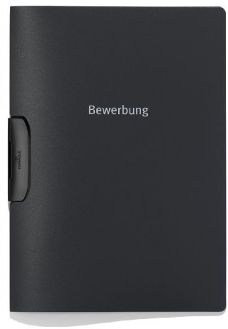 Durable Bewerbungsmappe (Duraswing Job, bis 30 Blatt A4) 5er Packung, anthrazit, 228957