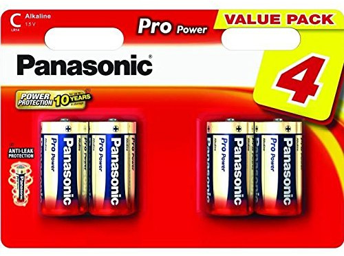 Panasonic Alkaline Pro Power LR14PPG/4BW Alkaline Batterie