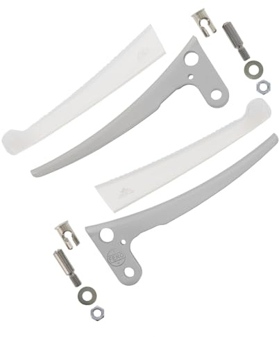 SET Aluminium-Brems u. Kupplungshebel - mit Befestigungsmaterial und transparenter Hülle (12-teilig) - für Schwalbe KR51/1