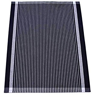 ZW-HL-Geschirrtücher-50x70cm; Streifen, schwarz