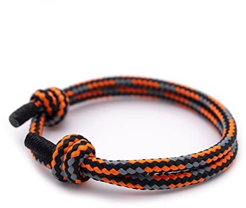 Wind Passion – Surfer Armband aus Segeltau für Männer und Frauen - Verstellbares Paracord Armband für Segler, Surfer und Outdoor-Liebhaber - Wasserdichtes Seemannsgarn Armband