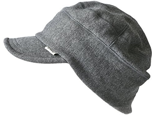 CHARM Cappellino Militare Berretto Uomo Donna, Cappello con Visiera Estivo E Invernale in Cotone Elastico Grigio Scuro