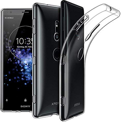 Pixfab Schutzhülle für Sony Xperia XZ3 H8416 / H9436, ultradünn, stoßfest, TPU-Silikongel, transparent