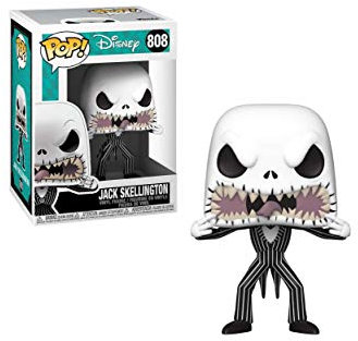 Funko Pop! Disney: the Nightmare Before Christmas-Jack Skellington - (Scary Face) - Collectable Vinyl Figure - Gift Idea - Official Merchandise - Toys for Kids & Adults - Horror Fans