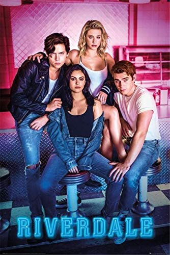 AXKQ 5D DIY Diamond Paintings, Riverdale Full Character Posters, digital Oil Painting Kits, Artwork, Home Decoration Painting Gifts(11.8x15.8inch)